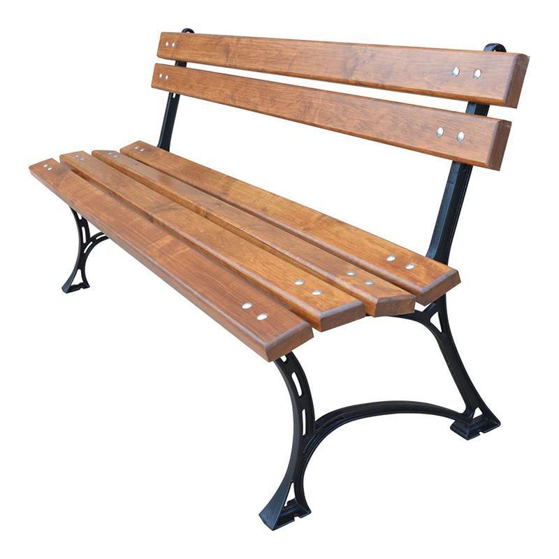 Gartenbank aus Gusseisen und Holz - König 150 cm RB Garden